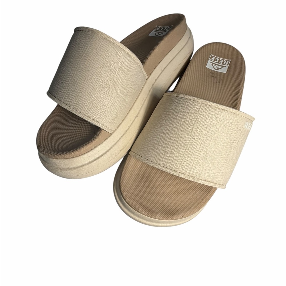 Reef Women's Cream Slide Sandals - Picture 4 of 10